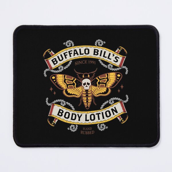 Item preview, Buffalo Bill's Body Lotion Since 1991 Moth Emblem designed and sold by MONICAKERIMOVA.