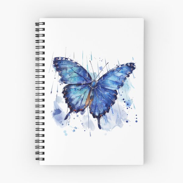 Item preview, Blue Butterfly | Elegant Nature Aesthetic Art designed and sold by Mandayartstudio.