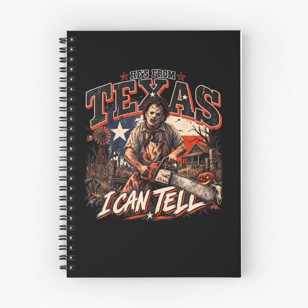 Item preview, Hes From Texas I Can Tell Funny Horror Halloween Scary designed and sold by Pider-Vampire.