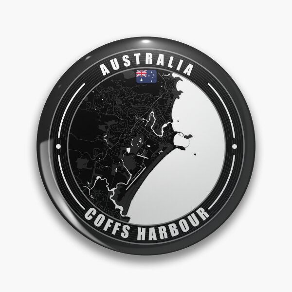 Item preview, Coffs Harbour Australia City Map  designed and sold by Thistle-TShop.