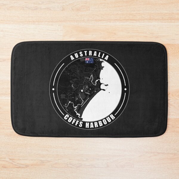 Item preview, Coffs Harbour Australia City Map  designed and sold by Thistle-TShop.