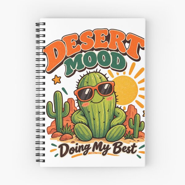 Item preview, Cute Desert Mood Cactus Doing My Best - Retro 70s Aesthetic designed and sold by zytooFree.