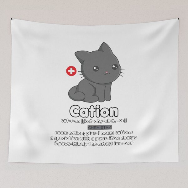 Item preview, Cation Chemistry Cat Definition Pun designed and sold by ERNESAFFON.