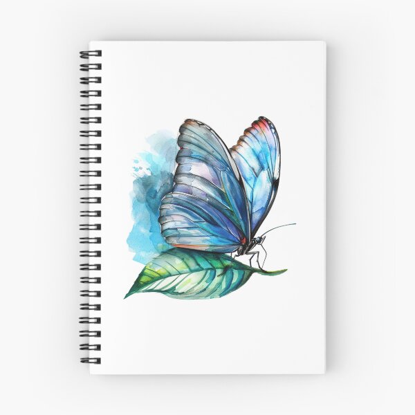 Item preview, Blue Butterfly | Elegant Nature Aesthetic Art designed and sold by Mandayartstudio.