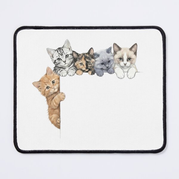 Item preview, Cute Hanging Cats Kittens designed and sold by ThePrintArt.