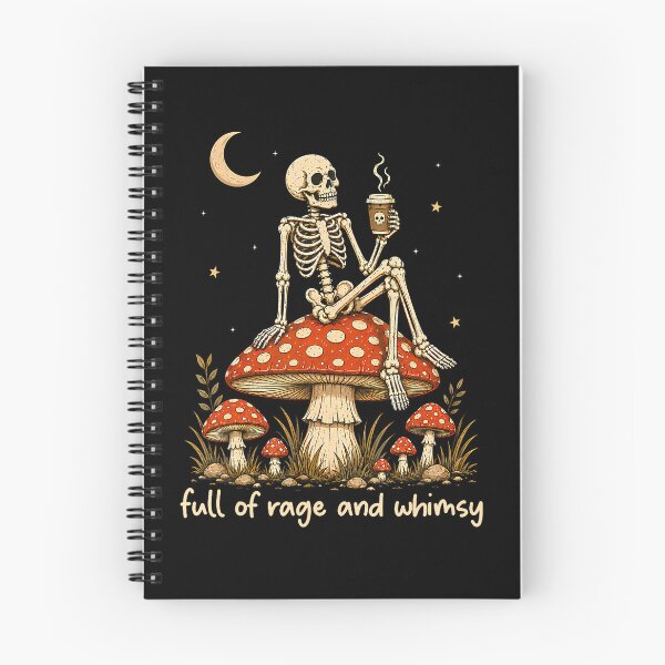Item preview, Full Of Rage And Whimsy Skeleton Mushroom Halloween Costume designed and sold by OddityVault.