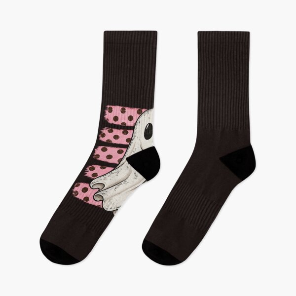 Item preview, Ghost Iced Coffee Halloween Cute Pink Polka Dot Retro designed and sold by mari-kayden.