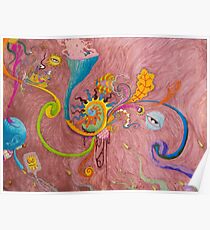 Acid Dream Wiggle Space Poster