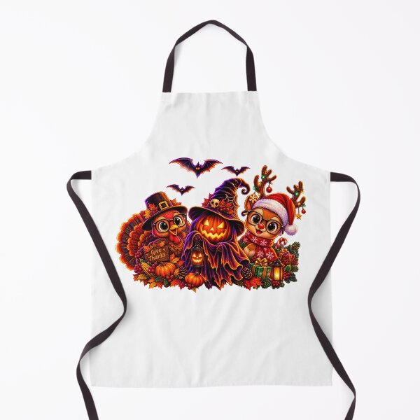 Item preview, Happy Hallothanksmas Halloween Thanksmas Holiday Season designed and sold by QuiteOrbit.