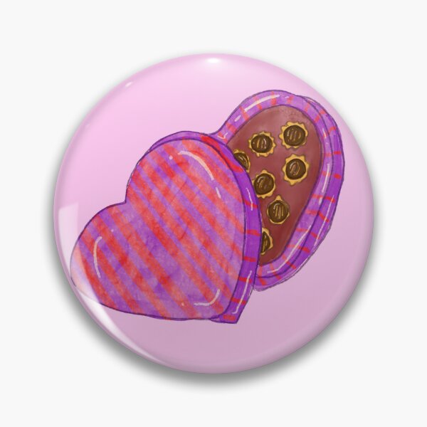 Item preview, Heart-Shaped Chocolate Box Illustration | Cute Valentine Candy Art designed and sold by alanamaeart.