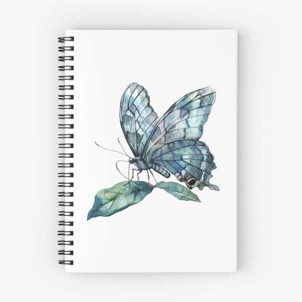 Item preview, Blue Butterfly | Elegant Nature Aesthetic Art designed and sold by Mandayartstudio.