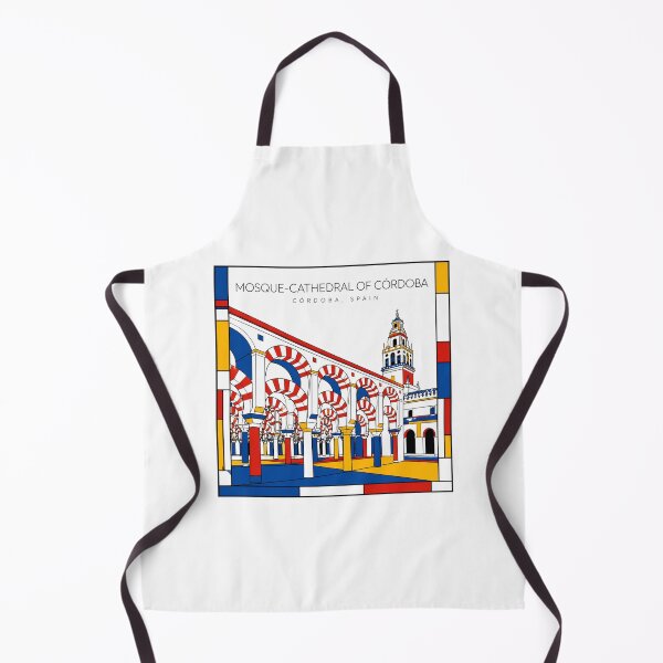 Item preview, Mosque-Cathedral of Cordoba Spain Mondrian Style 3D Poster designed and sold by CMYKStudio.