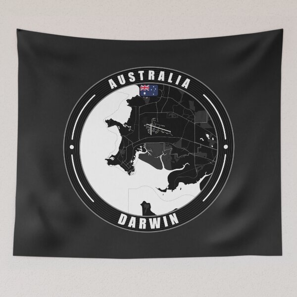 Item preview, Darwin Australia City Map  designed and sold by Thistle-TShop.