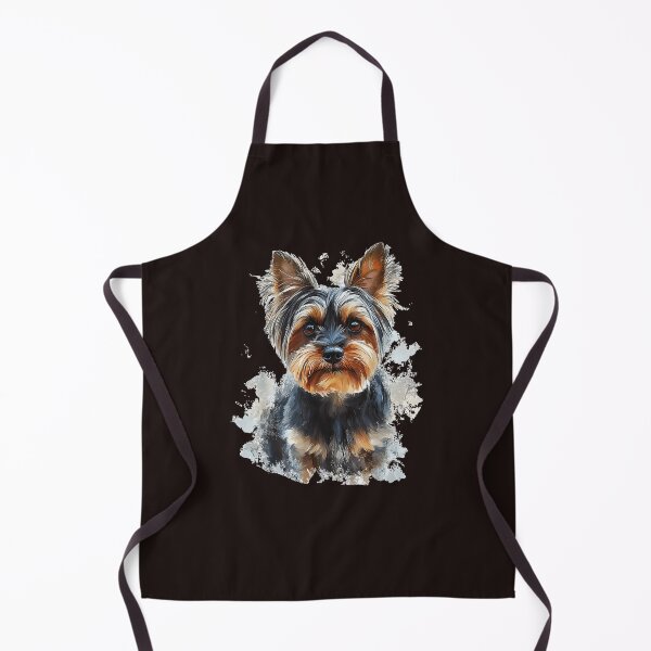 Item preview, Yorkshire Terrier Dog Portrait Watercolor Splash Art Dog Lover designed and sold by mari-kayden.