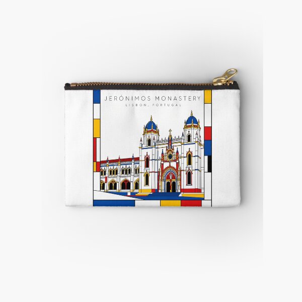 Item preview, Jeronimos Monastery Lisbon Mondrian Style 3D Poster designed and sold by CMYKStudio.