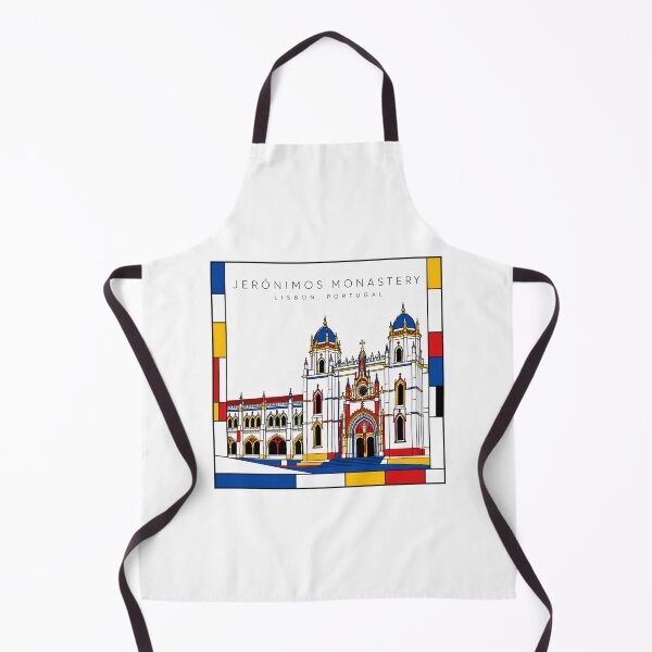 Item preview, Jeronimos Monastery Lisbon Mondrian Style 3D Poster designed and sold by CMYKStudio.