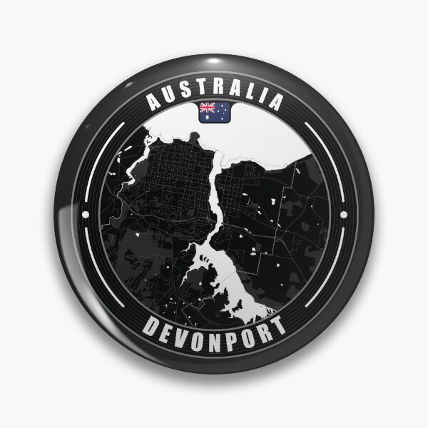 Item preview, Devonport Australia City Map  designed and sold by Thistle-TShop.
