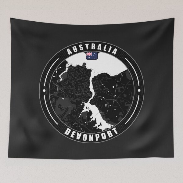 Item preview, Devonport Australia City Map  designed and sold by Thistle-TShop.