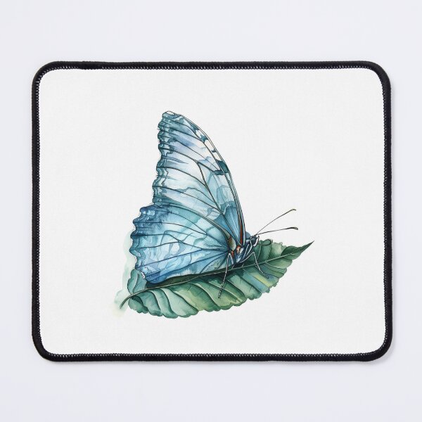 Item preview, Blue Butterfly | Elegant Nature Aesthetic Art designed and sold by Mandayartstudio.