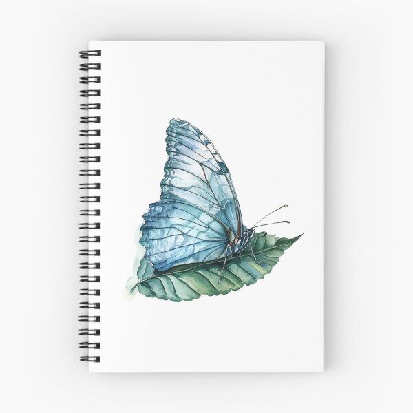 Item preview, Blue Butterfly | Elegant Nature Aesthetic Art designed and sold by Mandayartstudio.