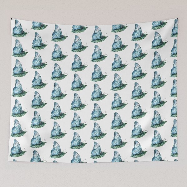 Item preview, Blue Butterfly | Elegant Nature Aesthetic Art designed and sold by Mandayartstudio.