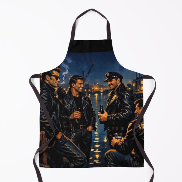 Item preview, The Gay Leather Daddy Reunion Art Design designed and sold by ItsAKinkThing.