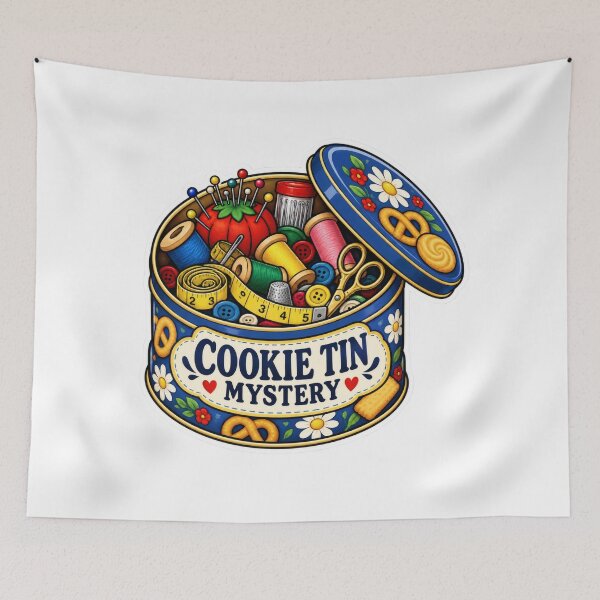 Item preview, Cookie Tin Mystery Outline Balkan Household Humor designed and sold by OfficialBalkan.