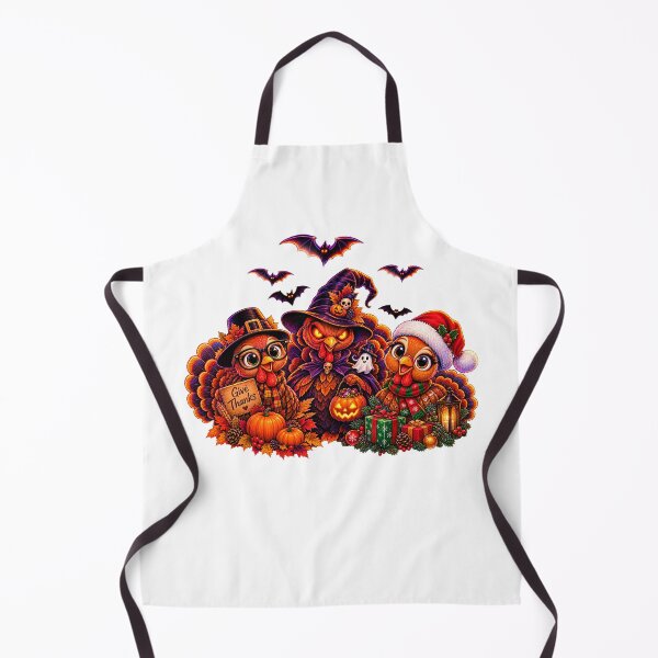 Item preview, Halloween Thanksgiving Christmas Holiday Turkey Spooky designed and sold by QuiteOrbit.