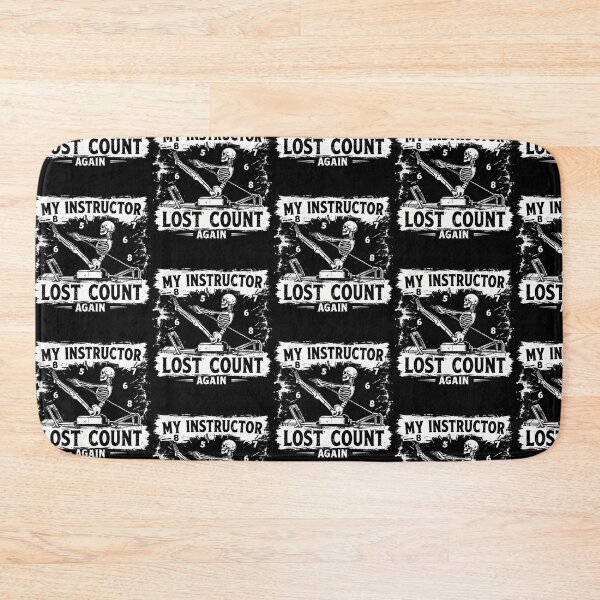 Item preview, My Instructor Lost Count Again Skeleton Meditation Pilates designed and sold by OddityVault.