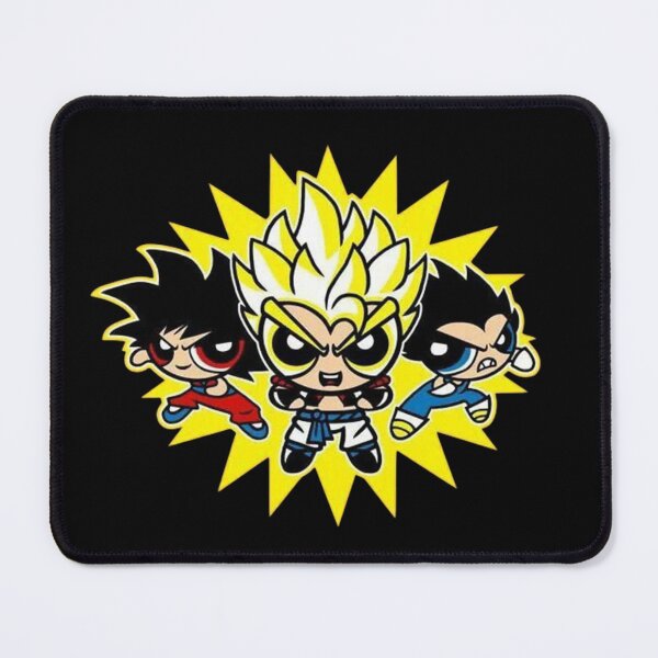 Item preview, Powerpuff Saiyans Goku Gogeta Vegeta Mashup designed and sold by Bomebomst.