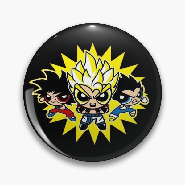 Item preview, Powerpuff Saiyans Goku Gogeta Vegeta Mashup designed and sold by Bomebomst.