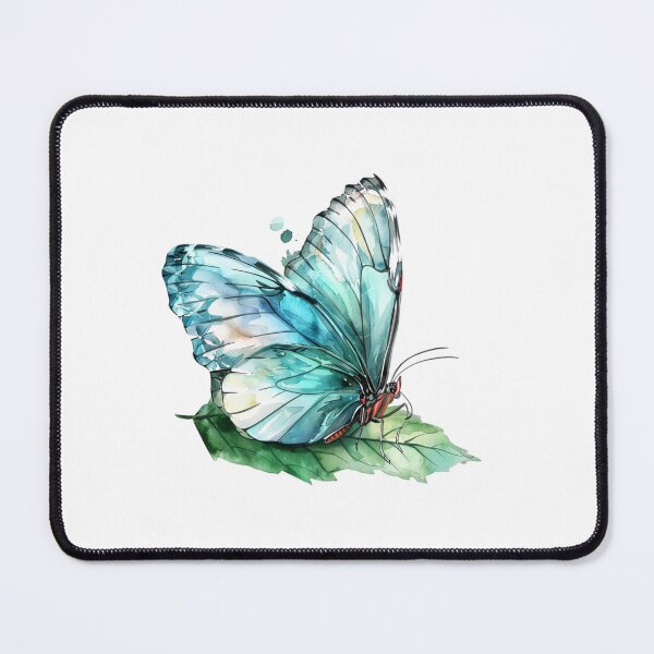 Item preview, Blue Butterfly | Elegant Nature Aesthetic Art designed and sold by Mandayartstudio.