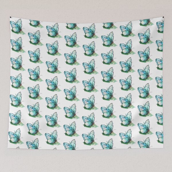 Item preview, Blue Butterfly | Elegant Nature Aesthetic Art designed and sold by Mandayartstudio.