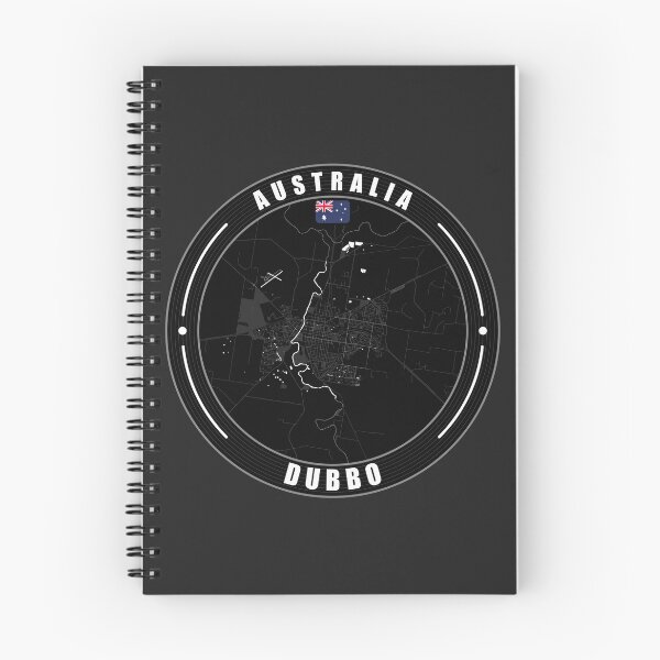 Item preview, Dubbo Australia City Map  designed and sold by Thistle-TShop.