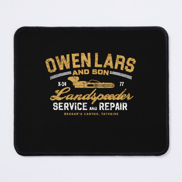 Item preview, Owen Lars and Son Land Speeder Service and Repair Beggars Canyon Tatooine designed and sold by SpiritsGreen-B.