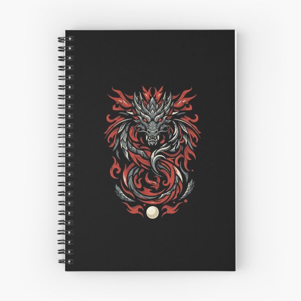 Item preview, Red and Black Eastern Dragon Tribal Fantasy Design designed and sold by Ostericaimusa.