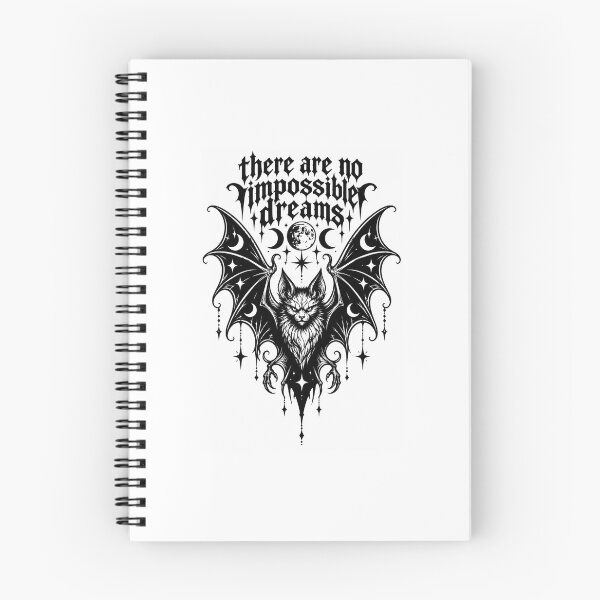 Item preview, There are no impossible dreams bat designed and sold by GyspySoulStudio.