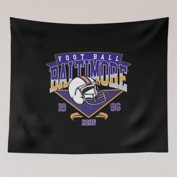 Item preview, Retro Football Helmet Baltimore Style designed and sold by BallogZad.
