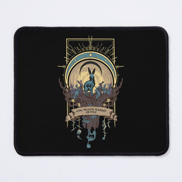 Item preview, Mystical Black Rabbit Occult Arcane  designed and sold by ELENLIVINGSTON.