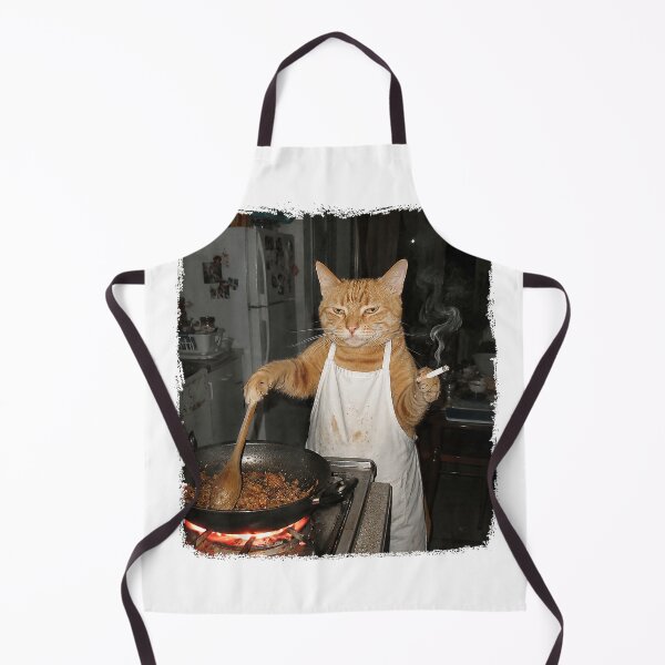 Item preview, Cat Cooking Meme Smoking Cat Lover Cat Mom Funny Humor T-Shirt designed and sold by Magoya Store ⭐⭐⭐⭐⭐.
