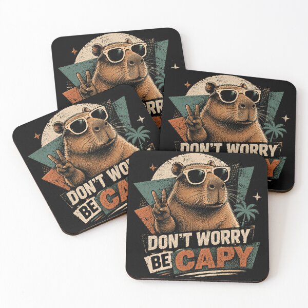 Item preview, Don't Worry Be Capy Capybara Lover Animal Fan Wildlife designed and sold by JonesFlora2025.