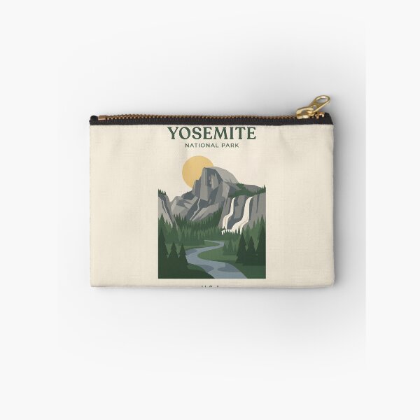 Item preview, Yosemite National Park Vintage Travel Poster - Minimalist Half Dome Art Print designed and sold by DuckOddity.