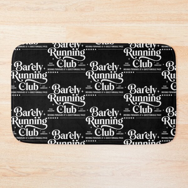 Item preview, Barely Running Club Retro Funny Low Runner Running designed and sold by OddityVault.