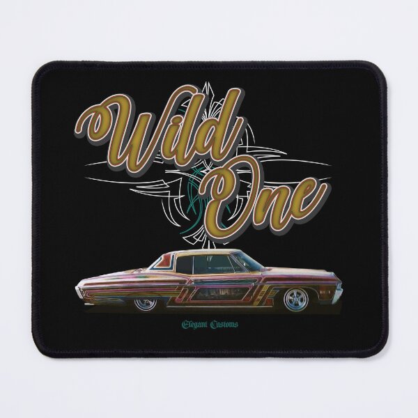 Item preview, 1968 Impala Wild One with text - Lowrider, Kustom, Hot Rod, Muscle Car designed and sold by Elegant Customs.