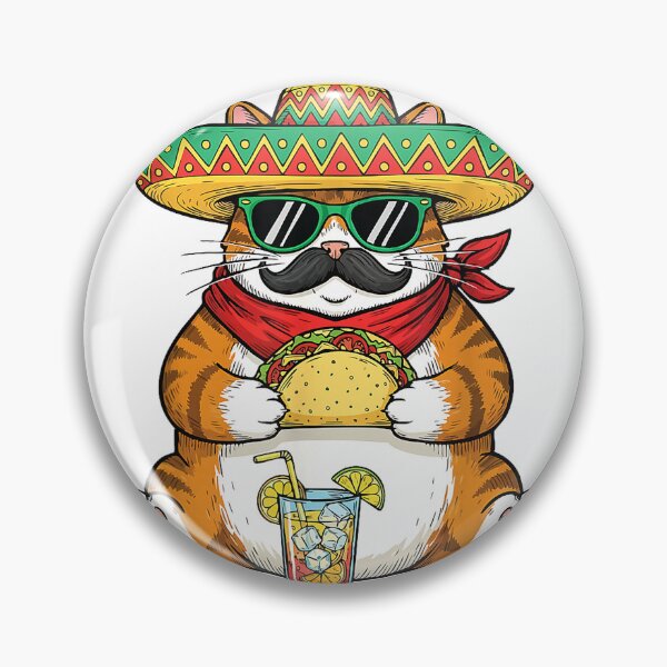 Item preview, Cat Eating Tacos - Taco Lover Mexican Food Cinco de Mayo T-Shirt designed and sold by Badriiiii.
