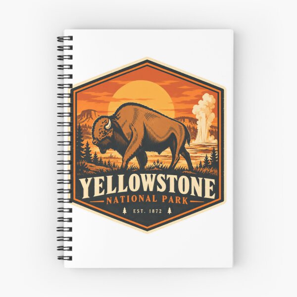 Item preview, Yellowstone National Park Est. 1872 Bison Wildlife Travel Souvenir designed and sold by Simsimah26Parks.