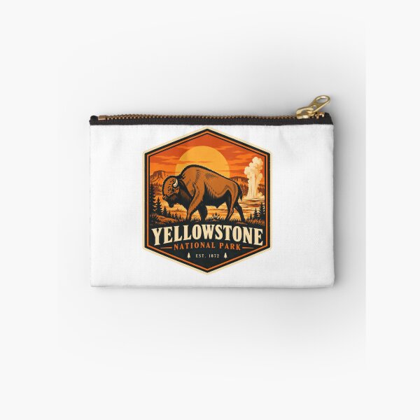 Item preview, Yellowstone National Park Est. 1872 Bison Wildlife Travel Souvenir designed and sold by Simsimah26Parks.