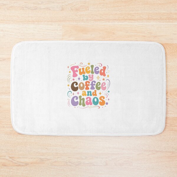 Item preview, Fueled By Coffee And Chaos Coffee Lover Daily Life Humor designed and sold by SkeletonsDanger.