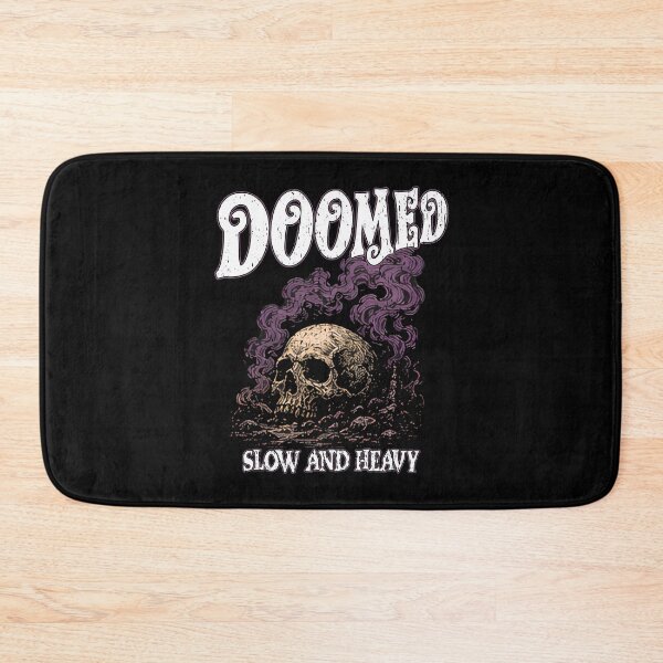 Item preview, Doomed Slow And Heavy Doom Metal Skull designed and sold by Jt41.
