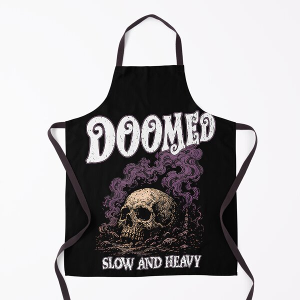 Item preview, Doomed Slow And Heavy Doom Metal Skull designed and sold by Jt41.
